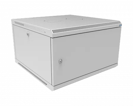 Шкаф телекоммуникационный настенный разборный МИКсистем 19" Keys 6U 600x600  дверь металл серый