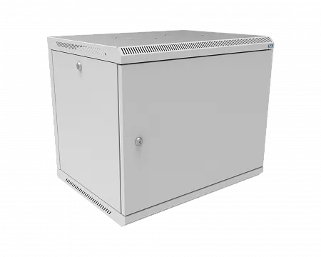 Шкаф телекоммуникационный настенный разборный МИКсистем 19" Keys 9U 600x450  дверь металл серый