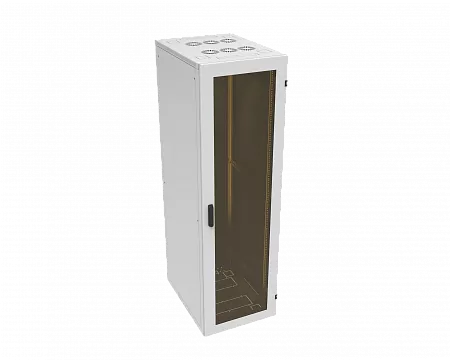 Шкаф телекоммуникационный напольный МИКсистем серия ECO+ 19" 18U 600*800 дверь стекло серый